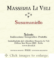 Li Veli Susumaniello 2023 'Askos' Salento Puglia