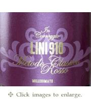 Lini 910 Sparkling Wine 2007 Lambrusco Rosso Metodo Classico Emilia-Romagno