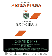 Selvapiana Sangiovese 2022 'Vigneto Bucerchiale' Chianti Rufina Riserva Tuscany