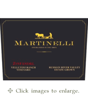 Martinelli Zinfandel 2023 Vellutini Ranch Vineyard Russian River Valley