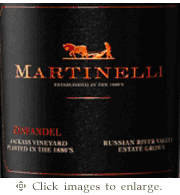 Martinelli Zinfandel 2024 Jackass Vineyard Russian River Valley