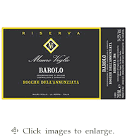 Mauro Veglio Nebbiolo 2018 Rocche del'Annunzia Riserva Barolo Piemonte