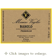 Mauro Veglio Nebbiolo 2021 'Paiagallo' Barolo Piedmont
