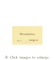 Occidental Pinot Noir 2022 Bodega Ridge Vineyard Sonoma Coast