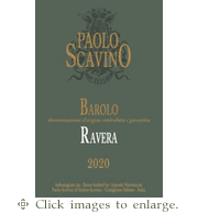 Paolo Scavino Nebbiolo 2020 'Ravera' Barolo Piemonte