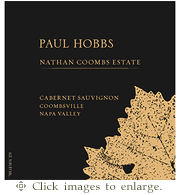 Paul Hobbs Cabernet Sauvignon 2019 Nathan Coombs Estate Coombsville Napa Valley