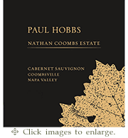Paul Hobbs Cabernet Sauvignon 2021 Nathan Coombs Estate Coombsville Napa Valley