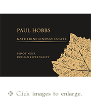 Paul Hobbs Pinot Noir 2023 Katherine Lindsay Estate Vineyard Russian River Valley