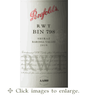 Penfolds Shiraz 2019 'RWT' Bin 798 Barossa Valley South Australia