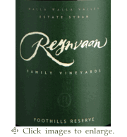 Reynvaan Syrah 2021 