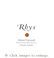 Rhys Pinot Noir 2022 Alpine Vineyard Santa Cruz Mountains