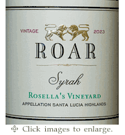 Roar Syrah 2023 Rosella's Vineyard Santa Lucia Highlands Monterey