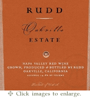 Rudd Cabernet Sauvignon 2021 'Estate Blend' Oakville Napa Valley