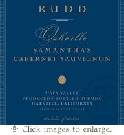 Rudd Cabernet Sauvignon 2021 'Samantha's' Oakville Napa Valley
