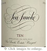 Sea Smoke Pinot Noir 2022 'Ten' Sta. Rita Hills Santa Barbara