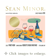 Sean Minor Pinot Noir 2023 Invited Series Sangiocomo Roberts Road Petaluma Gap Sonoma