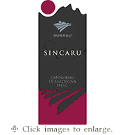 Surrau Grenache 2022 'Sincaru' Cannonau di Sardegna Sardegna