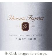Thomas Fogarty Pinot Noir 2023 Santa Cruz Mountains