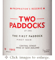 Two Paddocks Pinot Noir 2021 'The First Paddock' Central Otago