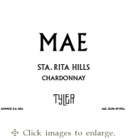 Tyler Chardonnay 2023 Mae Estate Sta. Rita Hills Santa Barbara