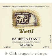 Vietti Barbera 2021 'La Crena' Barbera d'Asti Piedmont