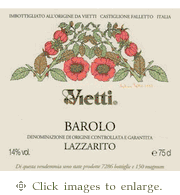 Vietti Nebbiolo 2021 'Lazzarito' Barolo Piedmont