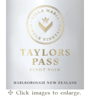 Villa Maria Pinot Noir 2021 'Taylors Pass' Single Vineyard Marlborough