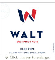 WALT Pinot Noir 2021 Clos Pepe Estate Vineyard Sta. Rita Hills