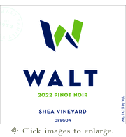 WALT Pinot Noir 2022 Shea Vineyards Willamette Valley Oregon