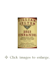 Williams-Selyem Zinfandel 2023 Belloni Vineyard Russian River Valley