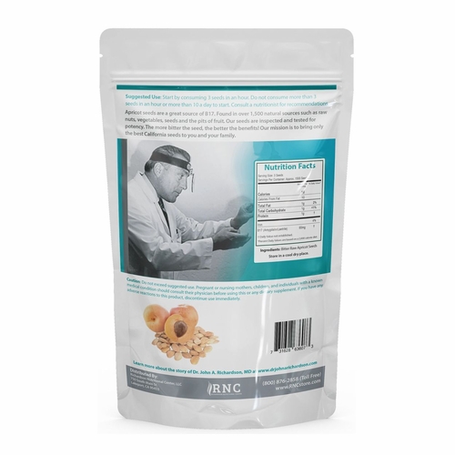 Richardson Nutritional Center Apricot Seeds, Bitter, Raw