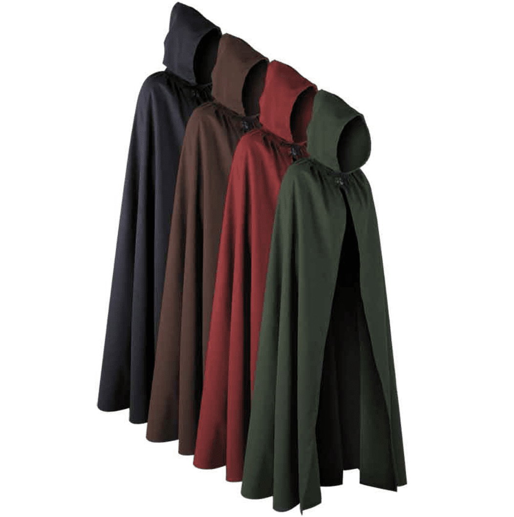 medieval hooded cape