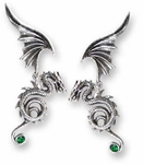 L07 Ciondolo Drago Con Blu Schwanz Anno Del Drago 2024 Argento 925