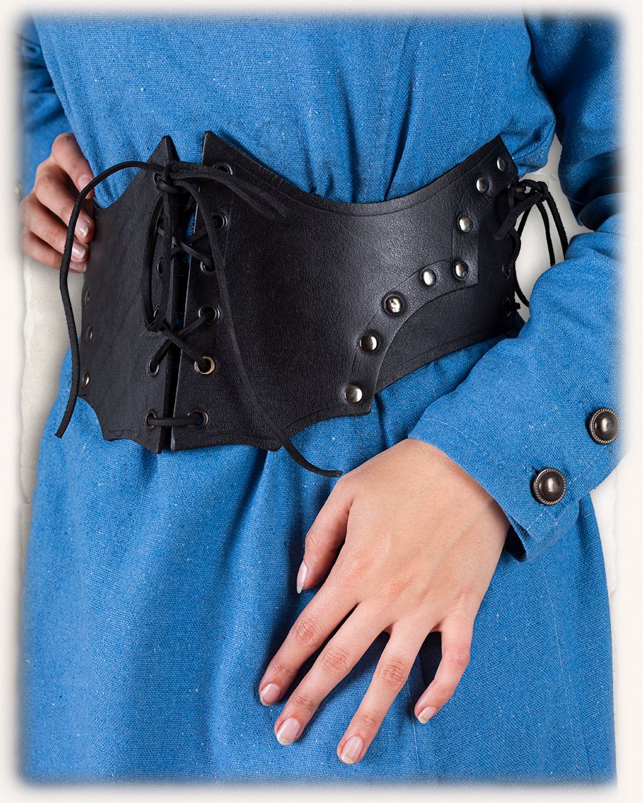 Maren Leather Waist Cincher a perfect accessory to your Ren Faire Costume.