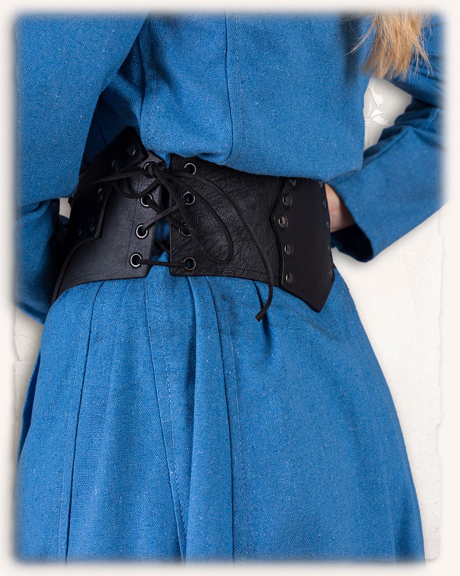 Maren Leather Waist Cincher a perfect accessory to your Ren Faire Costume.