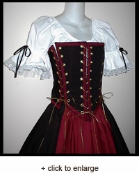 Pirate Maiden 4-Tie Bodice