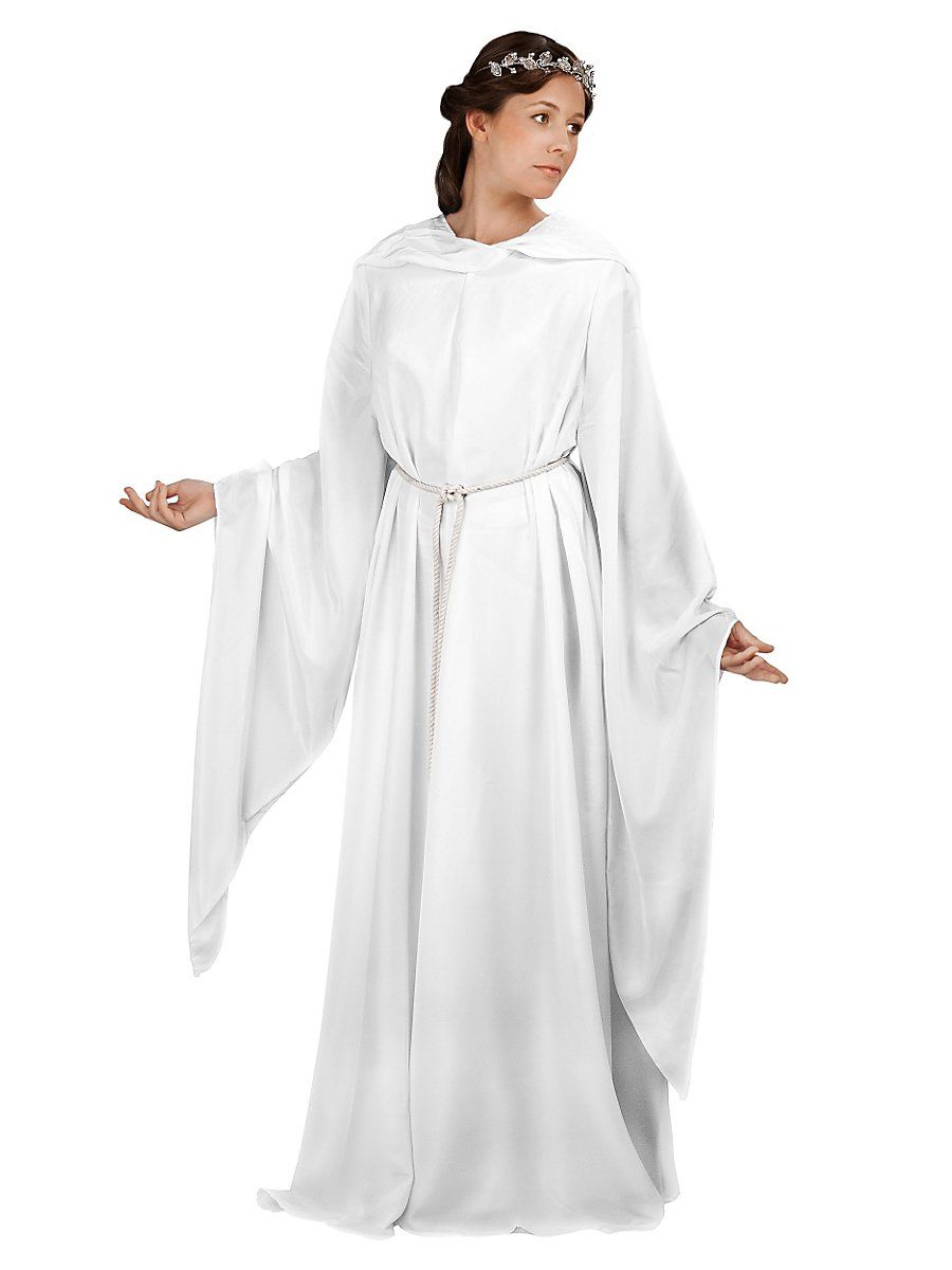 White Robe With Hood medieval princess leia