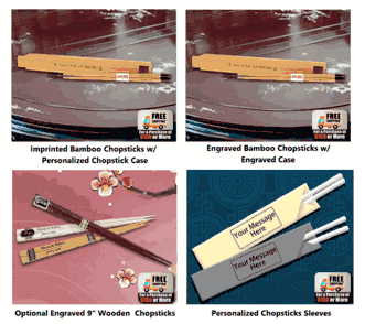 $0.99 Sample Personalized Chopsticks