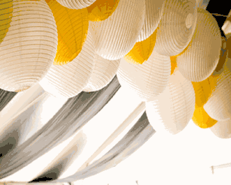 18 Inches Snow White Paper Lanterns (Set of 6)