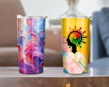 20 oz. Personalized Tumblers with Lid (Full Color)