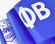 21" Custom Umbrella w Solid-Color Logo: 3-Fold, Fully-Automatic, Windproof