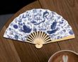 26.5 cm Personalized Double-Sided Silk Fans (Full Color)