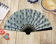 26.5 cm Personalized Double-Sided Silk Fans (Full Color)