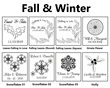 4 oz. Seasonal Design Personalized Tea Cups