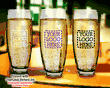 9 oz. Custom Printed Stemless Champagne Flutes