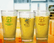 Anniversary Personalized Pint Glasses