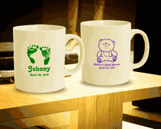 11 oz. Baby Shower Coffee Mugs