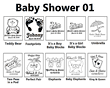4  oz. Baby Shower Personalized Espresso Mug Favors