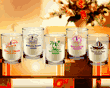 Beach Personalized Clear Candle Favors