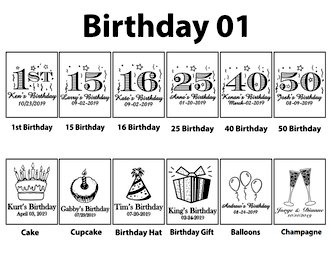 4 oz. Birthday Personalized Espresso Mug Favors
